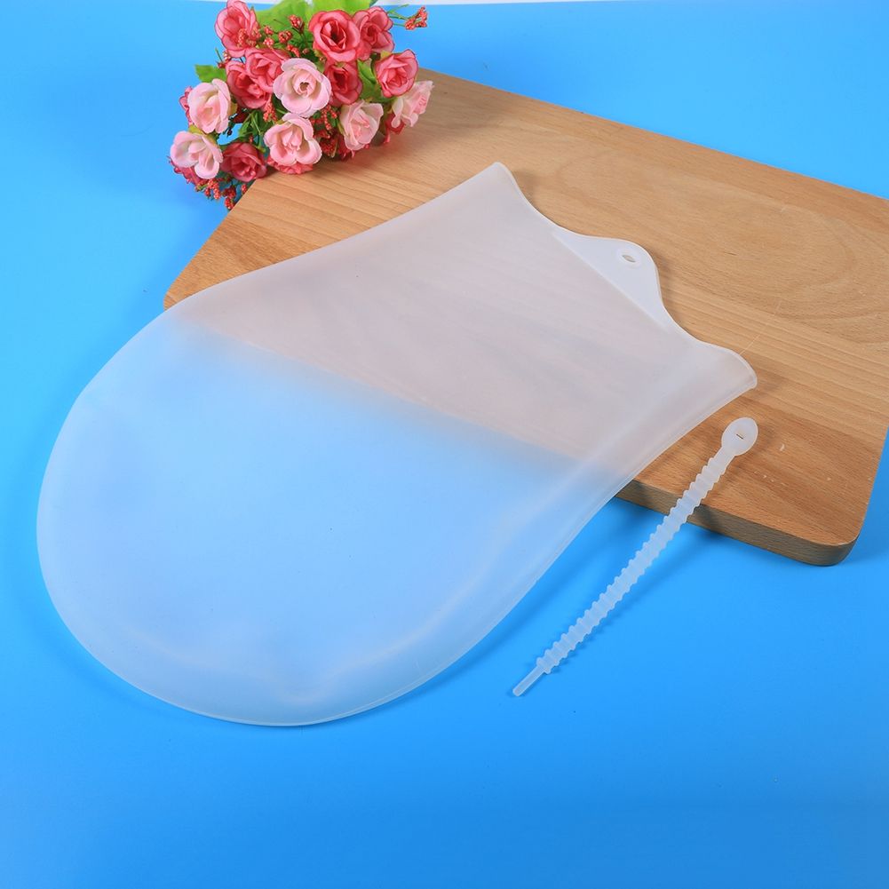 Soft Silicone Reusable Kneading Dough Bag Flour Mixing Preservation Bags Kitchen Baking Tool