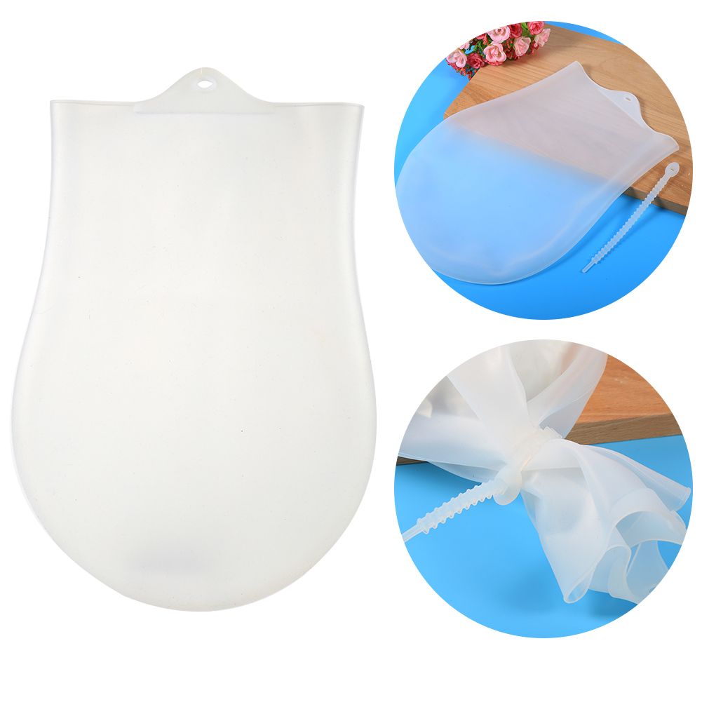 Soft Silicone Reusable Kneading Dough Bag Flour Mixing Preservation Bags Kitchen Baking Tool