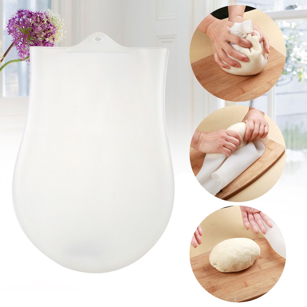 Soft Silicone Reusable Kneading Dough Bag Flour Mixing Preservation Bags Kitchen Baking Tool