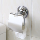1Pc Stainless Steel Bathroom Toilet Wall Mounted Suction Paper Roll Holder Tissue Rack New