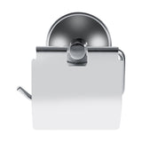 1Pc Stainless Steel Bathroom Toilet Wall Mounted Suction Paper Roll Holder Tissue Rack New - Close-Up Angle