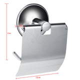 1Pc Stainless Steel Bathroom Toilet Wall Mounted Suction Paper Roll Holder Tissue Rack New - Extra Image