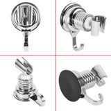 ABS 360 Degree Attached Adjustable Bathroom Shower Head Base Bracket Holder Support with Sucker