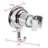 ABS 360 Degree Attached Adjustable Bathroom Shower Head Base Bracket Holder Support with Sucker