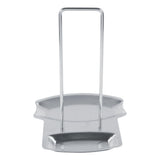 1Pc Home Kitchen Stainless Steel Spoon Holder Pot Lid Shelf Cooking Rack Pan Cover Stand Hot