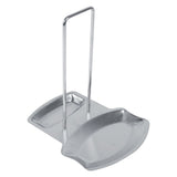 1Pc Home Kitchen Stainless Steel Spoon Holder Pot Lid Shelf Cooking Rack Pan Cover Stand Hot - Rear View