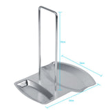 1Pc Home Kitchen Stainless Steel Spoon Holder Pot Lid Shelf Cooking Rack Pan Cover Stand Hot