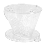 Transparent Reusable Coffee Filters, Cone shaped Portable Coffee Dripper Pure Flavor Maker Tool