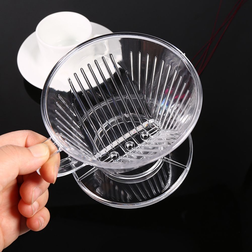 Transparent Reusable Coffee Filters, Cone shaped Portable Coffee Dripper Pure Flavor Maker Tool