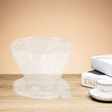 Transparent Reusable Coffee Filters, Cone shaped Portable Coffee Dripper Pure Flavor Maker Tool - Extra Image