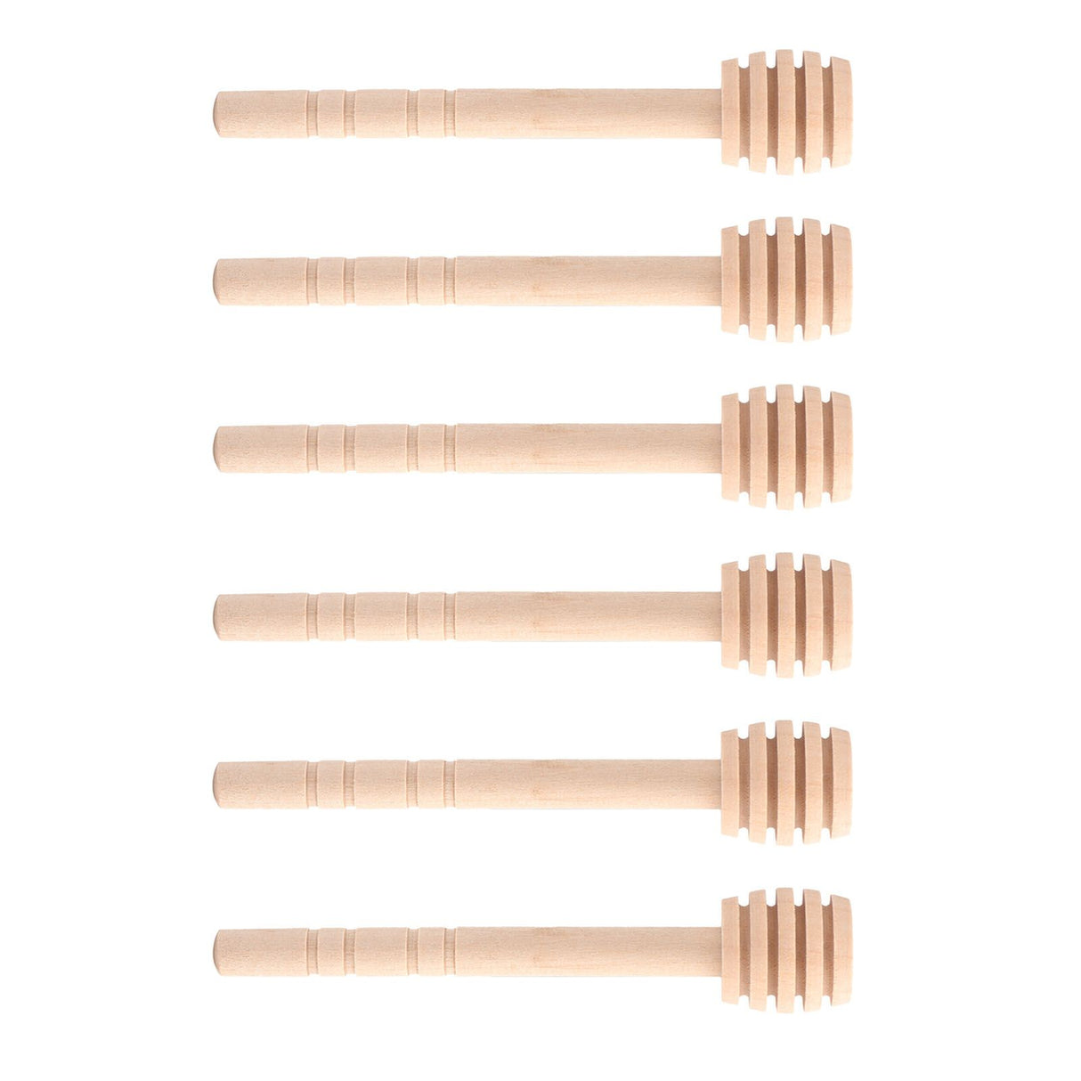 50Pcs/set Household Wooden Jam Honey Dipper Jar Dispensing Collecting Stirring Rod Stick 10cm