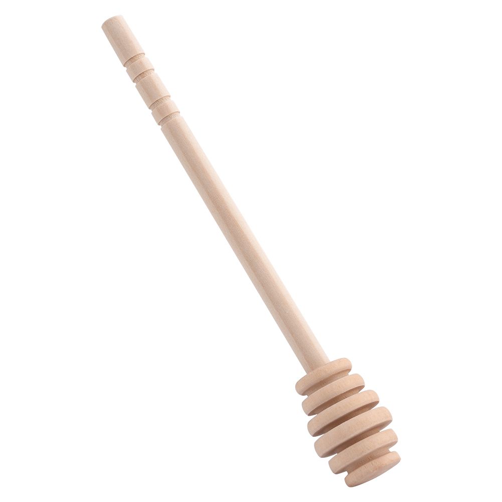 50Pcs/set Household Wooden Jam Honey Dipper Jar Dispensing Collecting Stirring Rod Stick 16cm