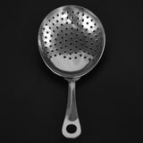 Bar Cocktail Strainer 304 Stainless Steel Julep Strainer Spoon Bar Tool - Close-Up Angle