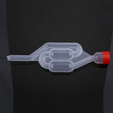 Plastic One Way Exhaust Check Valve Water Sealed Valves for Home Brew Wine Fermentation - 45-Degree Angle
