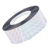 90M Bird Deterrent Tape Audible Visual Flash Reflective Pigeon Scare Repeller Ribbon New - Close-Up Angle
