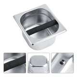 Stainless Steel Holder Container Knock Box Tool Accessory for Professional Coffee Maker Machine