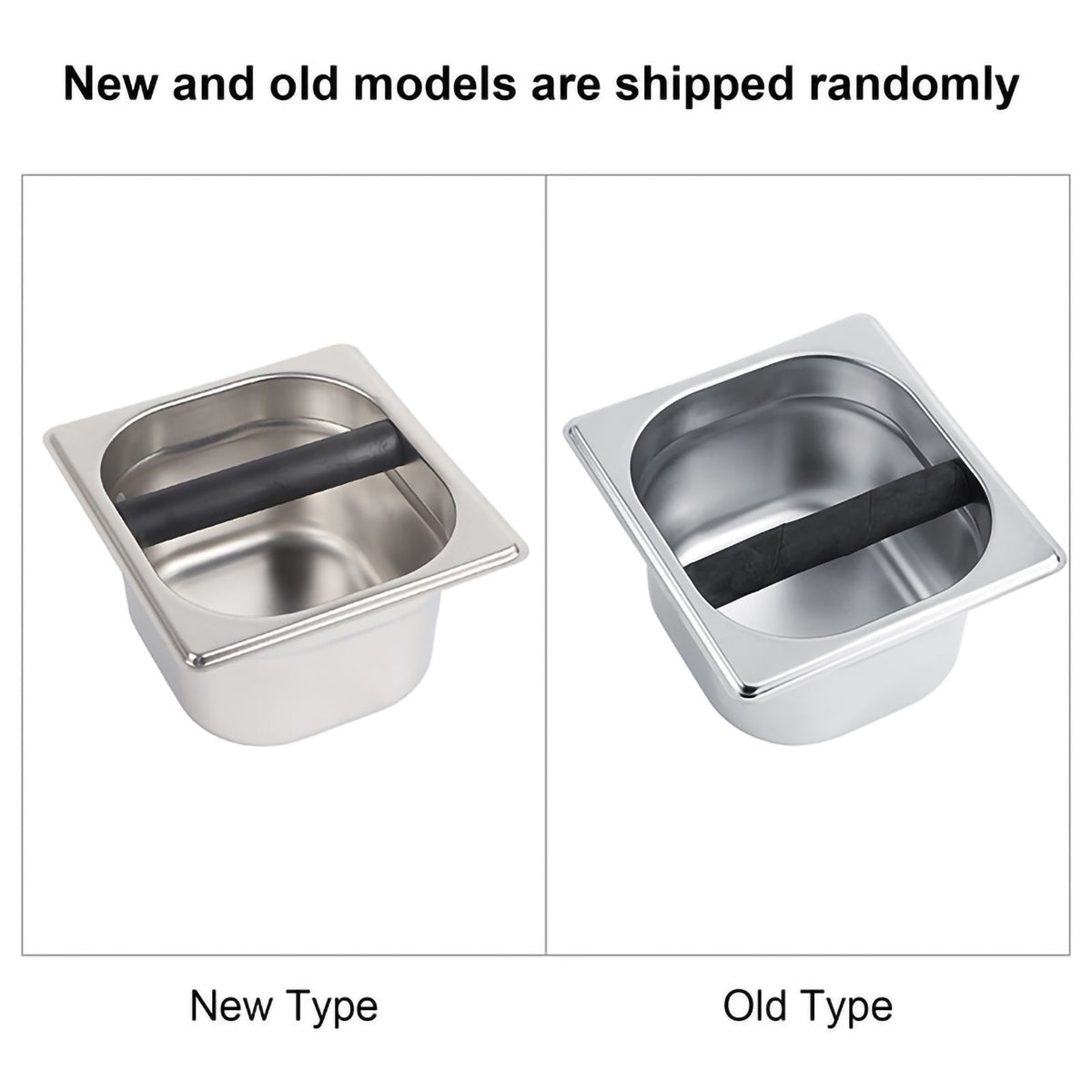 Stainless Steel Holder Container Knock Box Tool Accessory for Professional Coffee Maker Machine