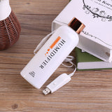 1Pc 300ml Bottle Shape USB Ultrasonic Cool Mist Humidifier Air Purifier Home Office Use (Gold) - 45-Degree Angle