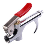 1pc Zinc Alloy Air Compressor Blow Kit Blower Dust Removing Gun Tool with Nozzle - Side View