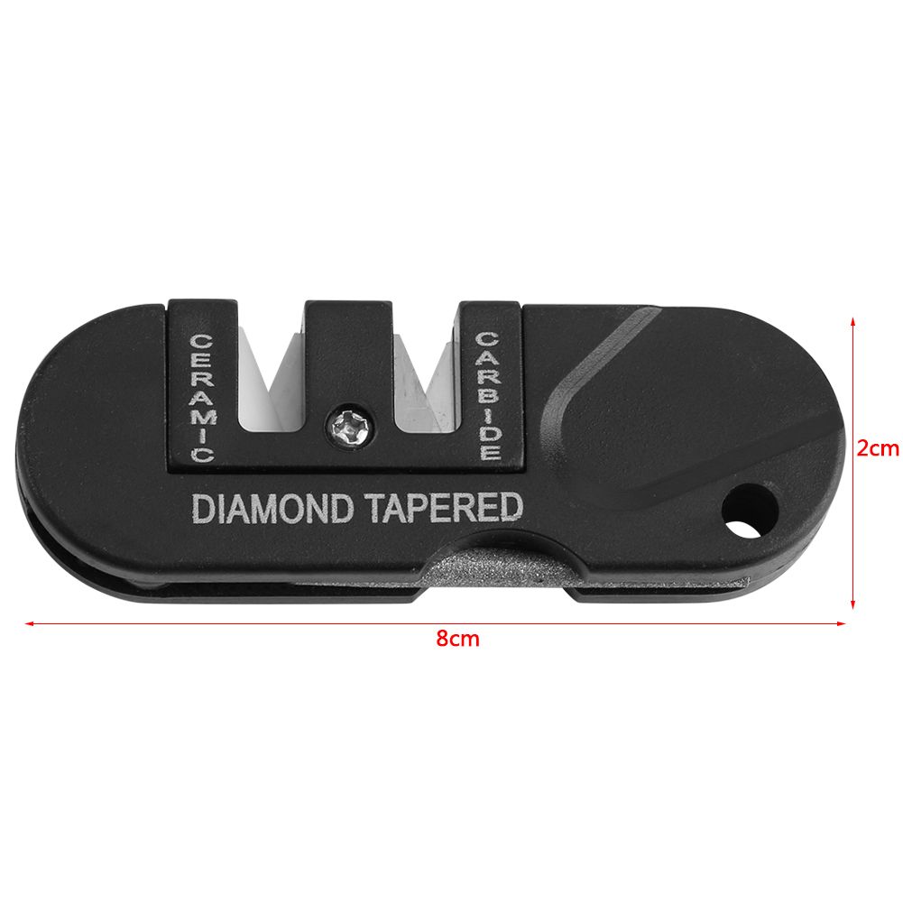 Multi functional Home Kitchen Knife Knives Folding Ceramic Tapered Sharpener Pocket Tools New