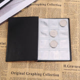 New 120 Pockets 10 Pages World Coin Storage Folder Album Money Collecting Holder Book Red - 45-Degree Angle