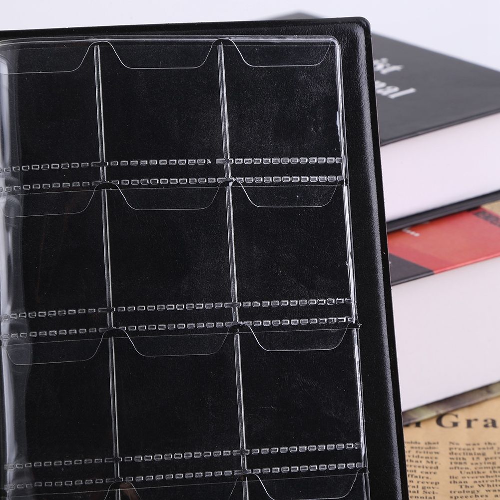 New 120 Pockets 10 Pages World Coin Storage Folder Album Money Collecting Holder Book Red