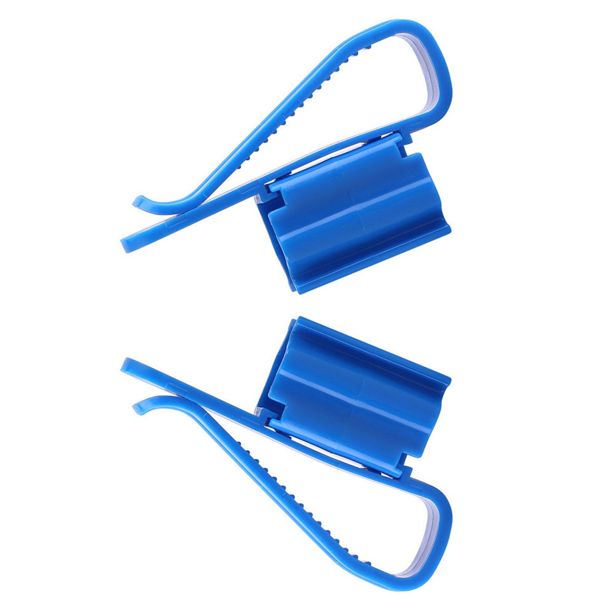 2Pcs Multifunction Plastic Adjustable Fish Tank Mounting Clip Water Pipe Tube Clamp Hose Holder