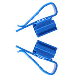 2Pcs Multifunction Plastic Adjustable Fish Tank Mounting Clip Water Pipe Tube Clamp Hose Holder