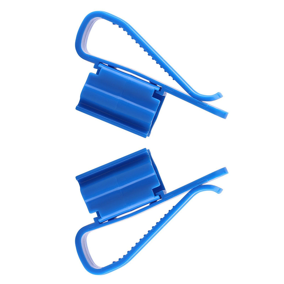 2Pcs Multifunction Plastic Adjustable Fish Tank Mounting Clip Water Pipe Tube Clamp Hose Holder