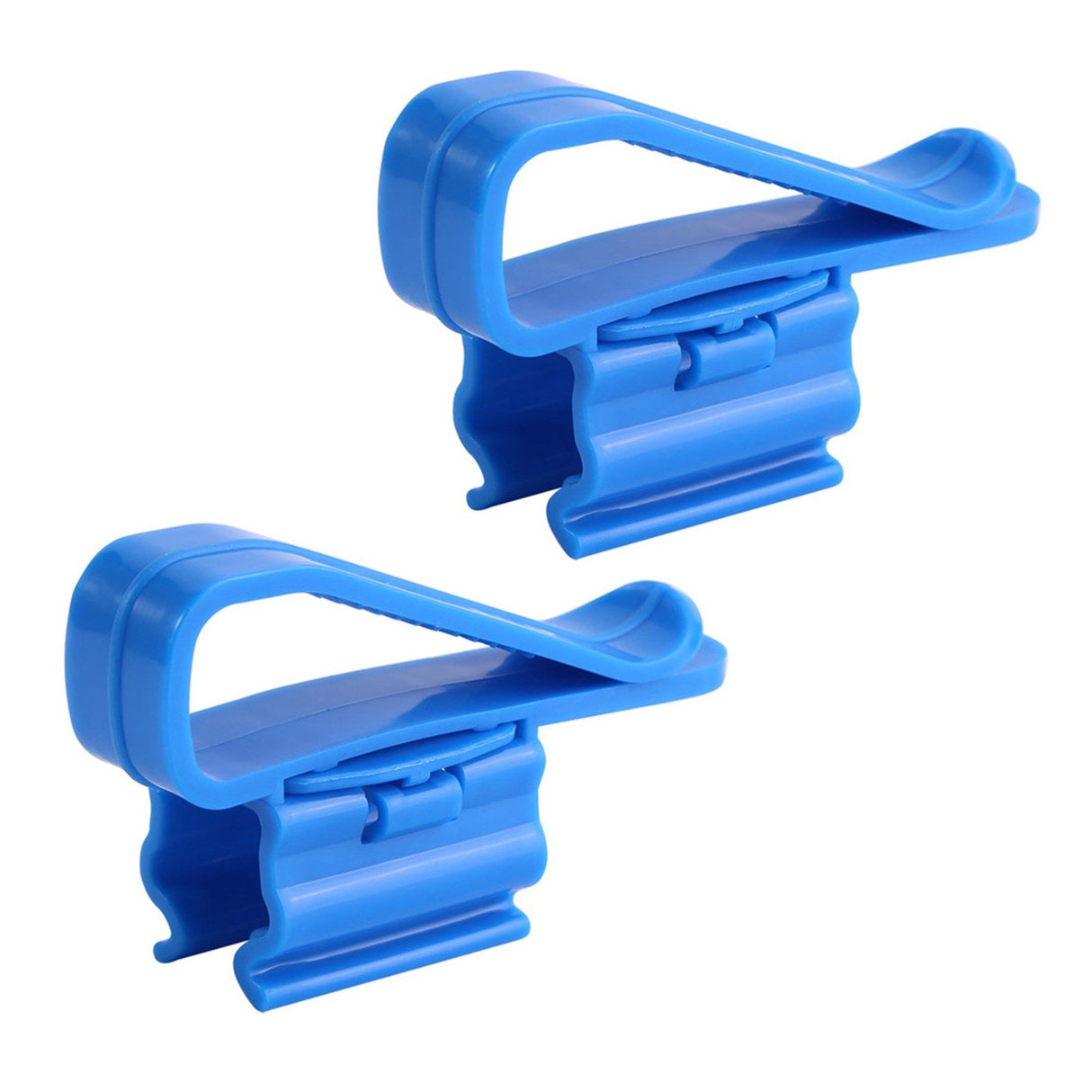2Pcs Multifunction Plastic Adjustable Fish Tank Mounting Clip Water Pipe Tube Clamp Hose Holder