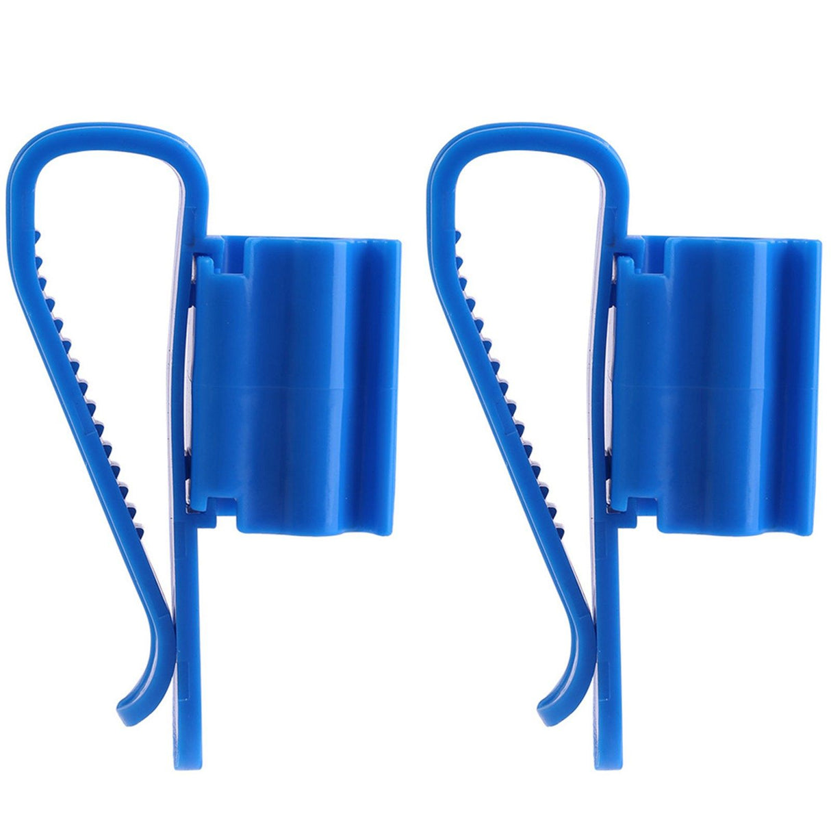 2Pcs Multifunction Plastic Adjustable Fish Tank Mounting Clip Water Pipe Tube Clamp Hose Holder