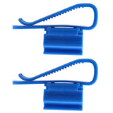 2Pcs Multifunction Plastic Adjustable Fish Tank Mounting Clip Water Pipe Tube Clamp Hose Holder