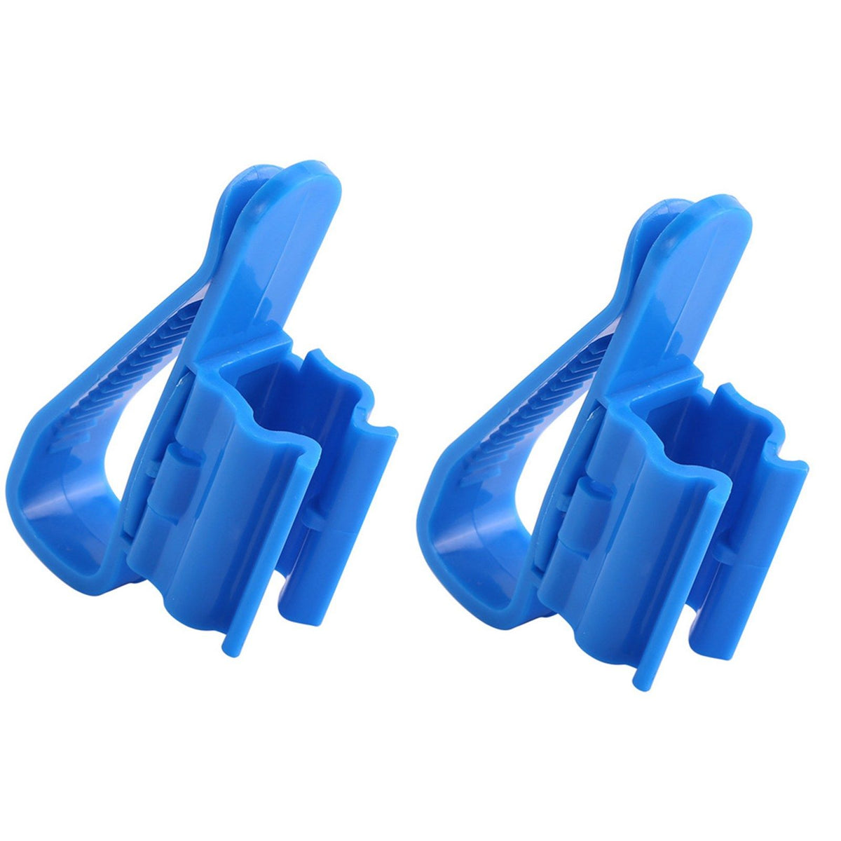 2Pcs Multifunction Plastic Adjustable Fish Tank Mounting Clip Water Pipe Tube Clamp Hose Holder