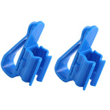 2Pcs Multifunction Plastic Adjustable Fish Tank Mounting Clip Water Pipe Tube Clamp Hose Holder - Low Angle