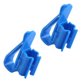 2Pcs Multifunction Plastic Adjustable Fish Tank Mounting Clip Water Pipe Tube Clamp Hose Holder