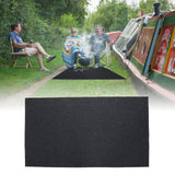 Flame Retardant Heat Resistant BBQ Gas Grill Splatter Mat Mat Backyard Floor Protective Rug