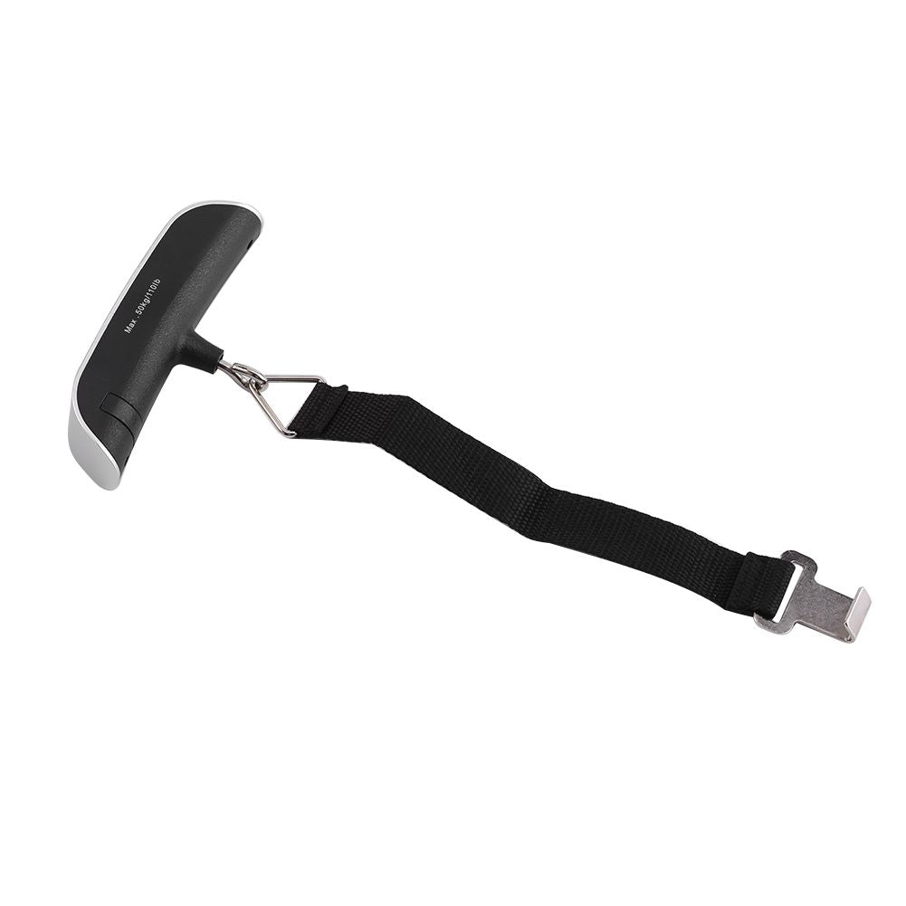 Portable T shaped LCD Digital Electronic Luggage Bag Scale Temperature Testing with Backlight