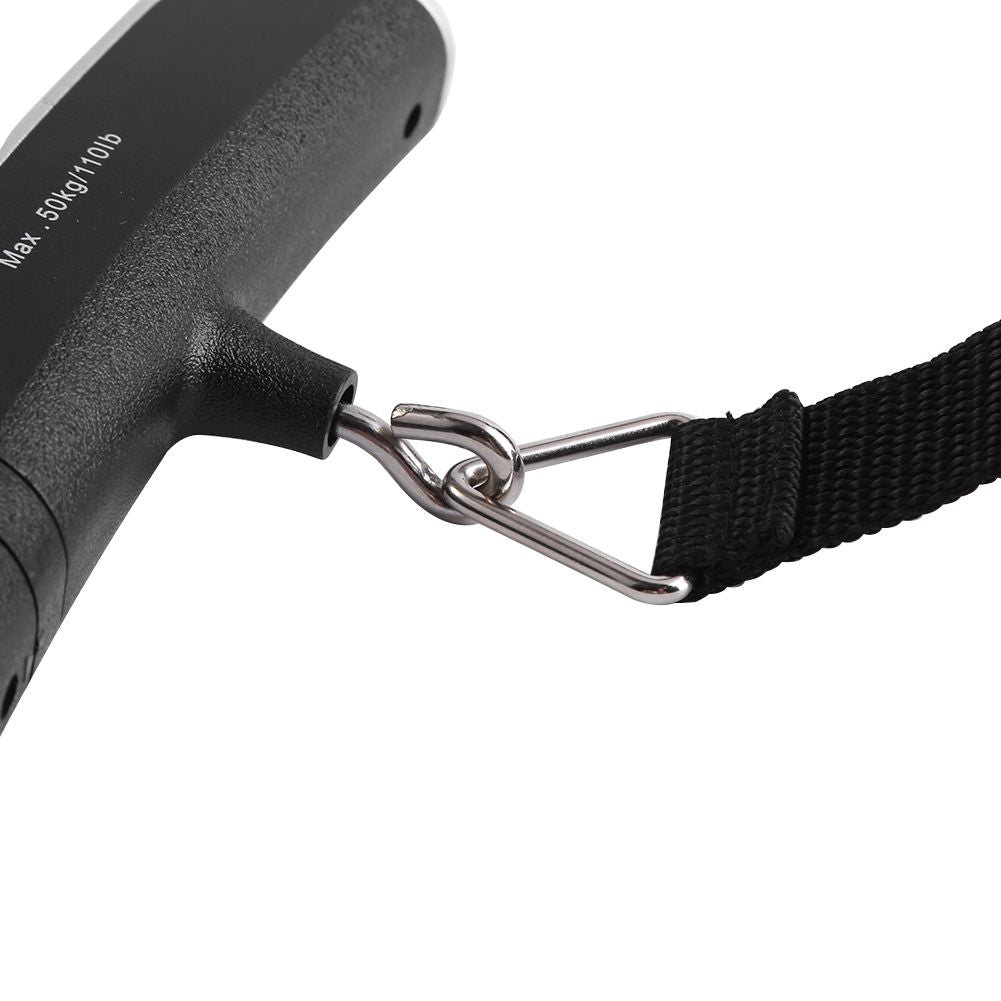 Portable T shaped LCD Digital Electronic Luggage Bag Scale Temperature Testing with Backlight