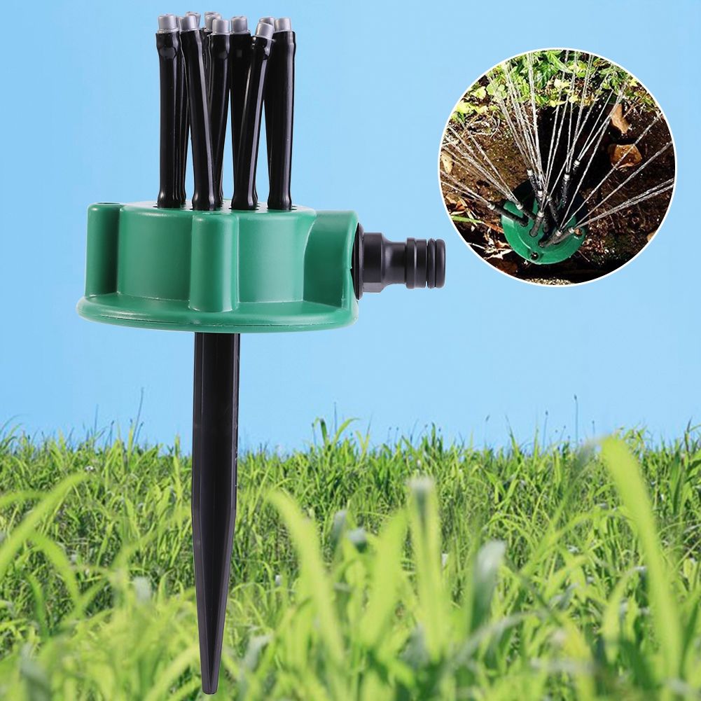 2Pcs Garden Plants Vegetable Adjustable Watering Sprinkler Multi use Lawn Irrigation System