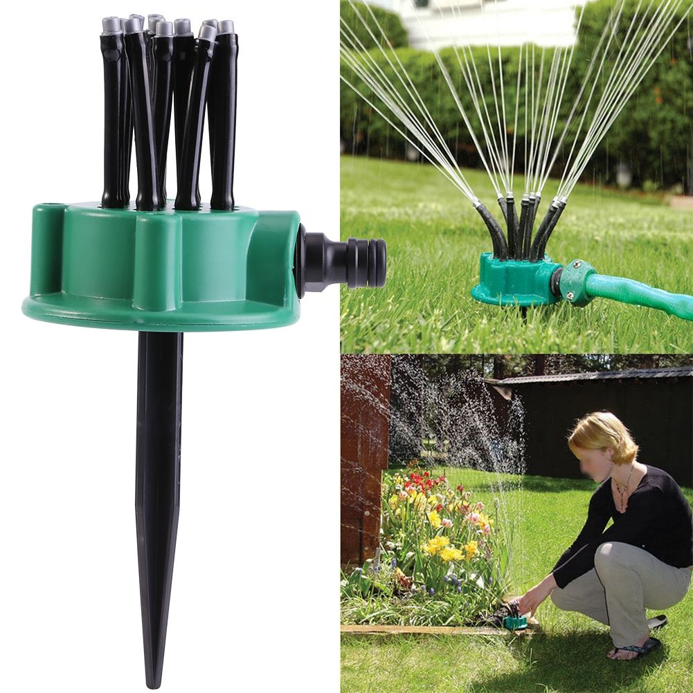 2Pcs Garden Plants Vegetable Adjustable Watering Sprinkler Multi use Lawn Irrigation System
