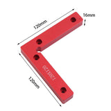Aluminium Alloy L Shape 90 Degree Right Angle Corner Clamp Wood Metal Welding Fixing Tool - Front View