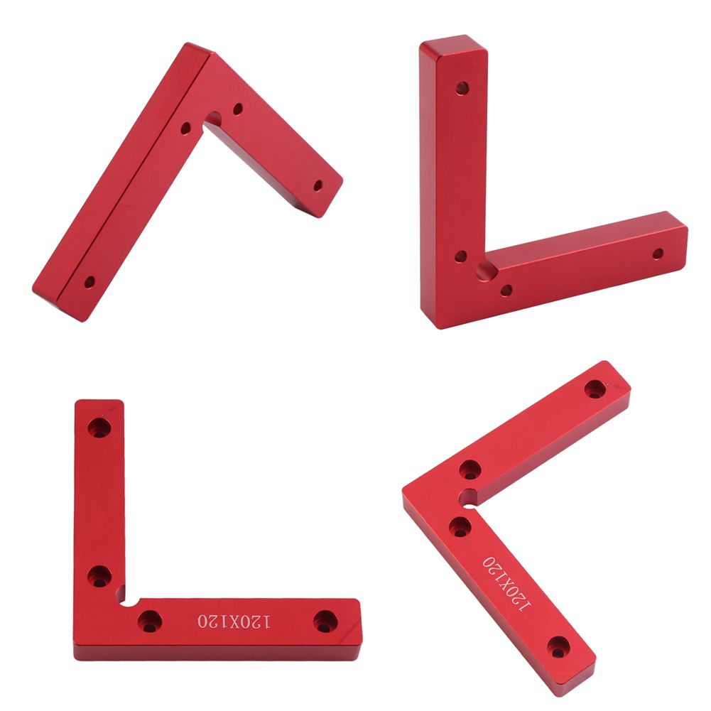 Aluminium Alloy L Shape 90 Degree Right Angle Corner Clamp Wood Metal Welding Fixing Tool