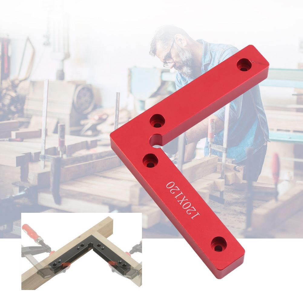 Aluminium Alloy L Shape 90 Degree Right Angle Corner Clamp Wood Metal Welding Fixing Tool