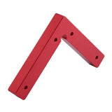 Aluminium Alloy L Shape 90 Degree Right Angle Corner Clamp Wood Metal Welding Fixing Tool - Rear View