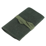 1Pc Canvas Gardening Handle Portable Multifunctional Storage Package Tool Set Case Rolling Bag - Front View
