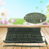 1Pc Canvas Gardening Handle Portable Multifunctional Storage Package Tool Set Case Rolling Bag - Close-Up Angle
