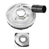 80-125mm Clear Vacuum Dust Shroud Dry Grinding Cover for Angle Grinders Hand Grinder - 45-Degree Angle