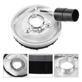 80-125mm Clear Vacuum Dust Shroud Dry Grinding Cover for Angle Grinders Hand Grinder