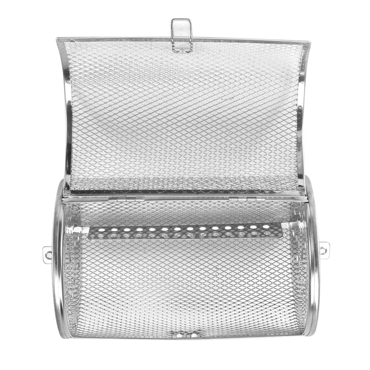 12*18cm Stainless Steel Bakeware Oven Roast Baking Rotary Nuts Beans Peanut Basket BBQ Grill
