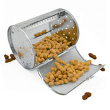 12*18cm Stainless Steel Bakeware Oven Roast Baking Rotary Nuts Beans Peanut Basket BBQ Grill
